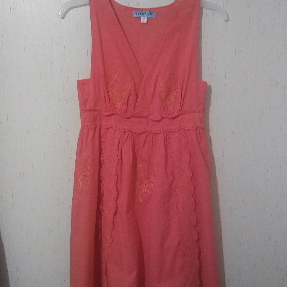 Coral Mid-length cocktail dress
